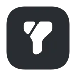 Filter Square SVG Icon